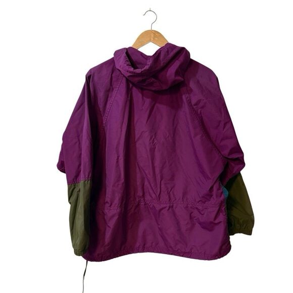 Vintage LL Bean Anorak Aztec Pattern Pullover Parka Southwestern Print Unisex XL - Picture 2 of 12